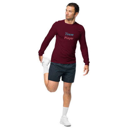 Men Long Sleeve Tee, Team Player