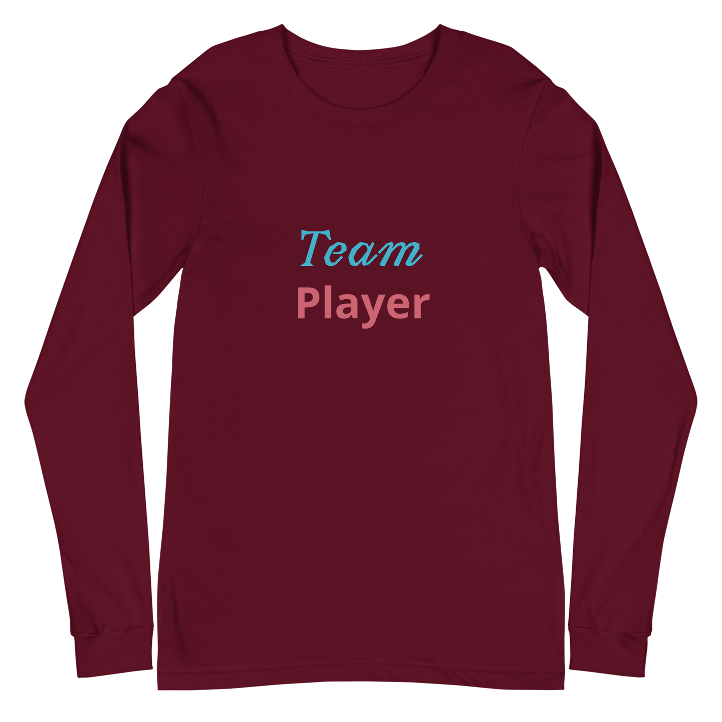 Men Long Sleeve Tee, Team Player