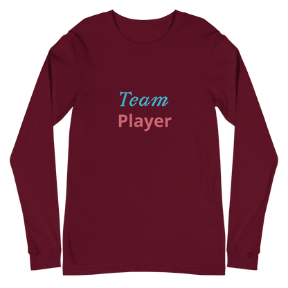 Men Long Sleeve Tee, Team Player