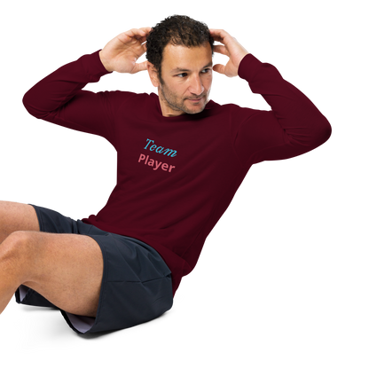 Men Long Sleeve Tee, Team Player