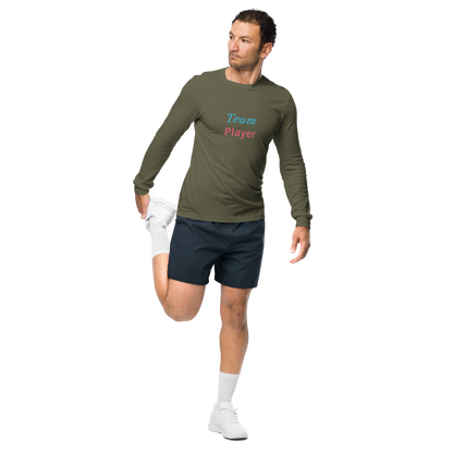 Men Long Sleeve Tee, Team Player