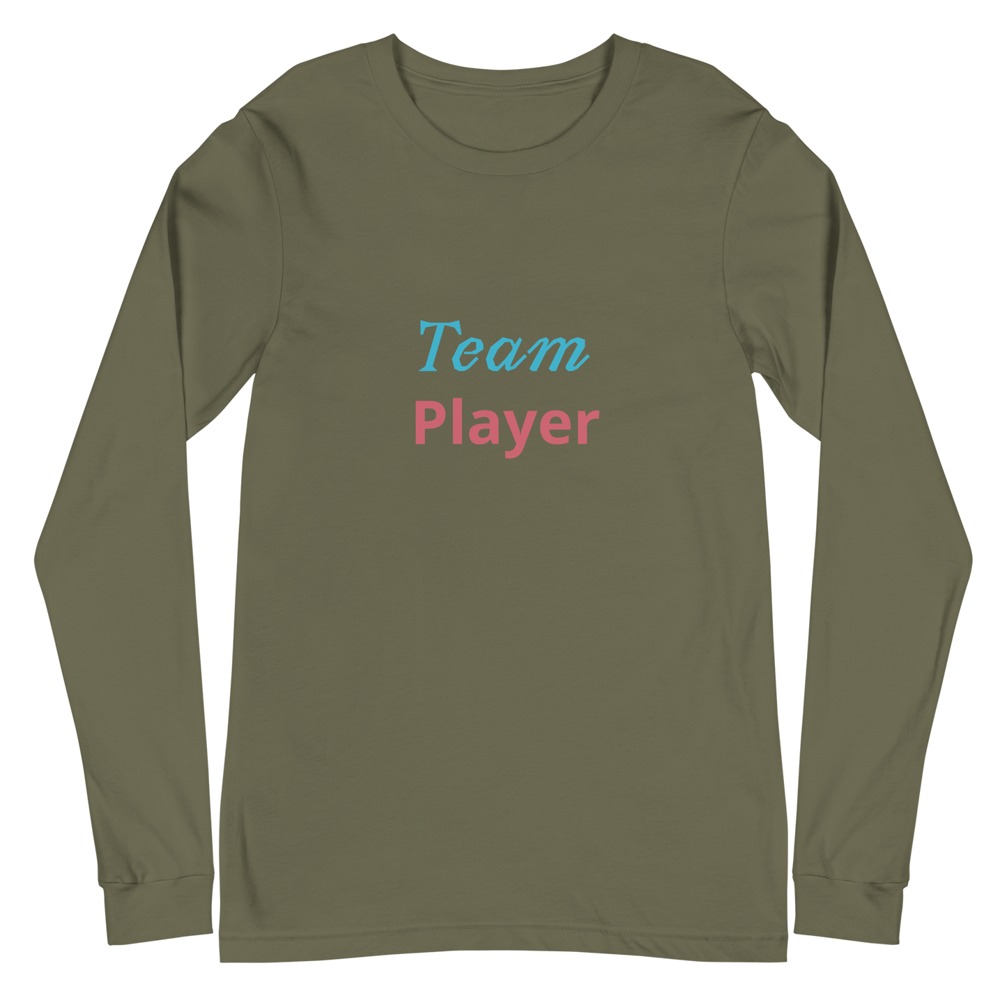 Men Long Sleeve Tee, Team Player