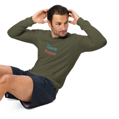 Men Long Sleeve Tee, Team Player