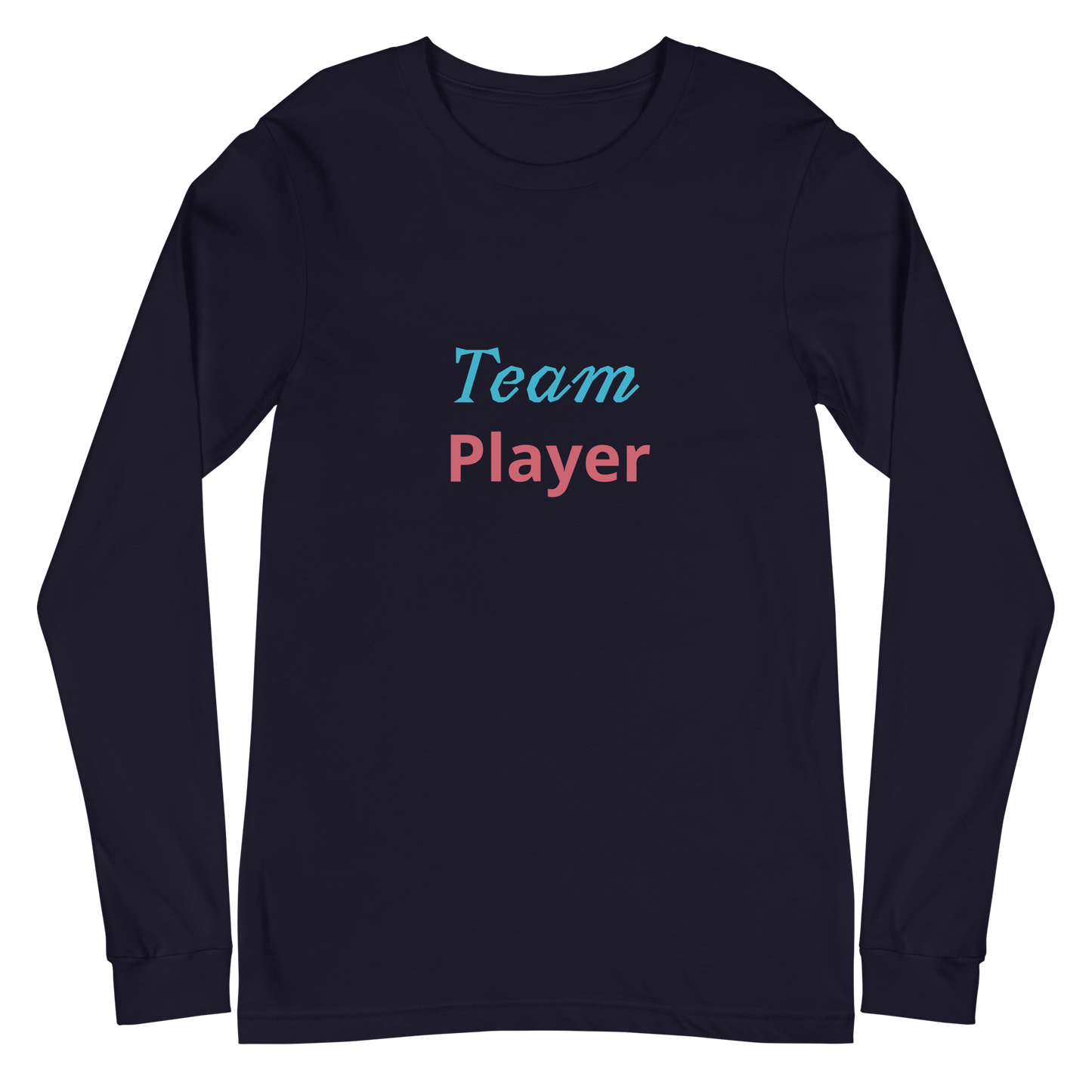 Men Long Sleeve Tee, Team Player