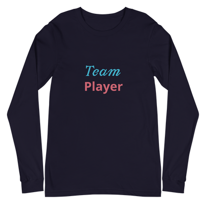 Men Long Sleeve Tee, Team Player