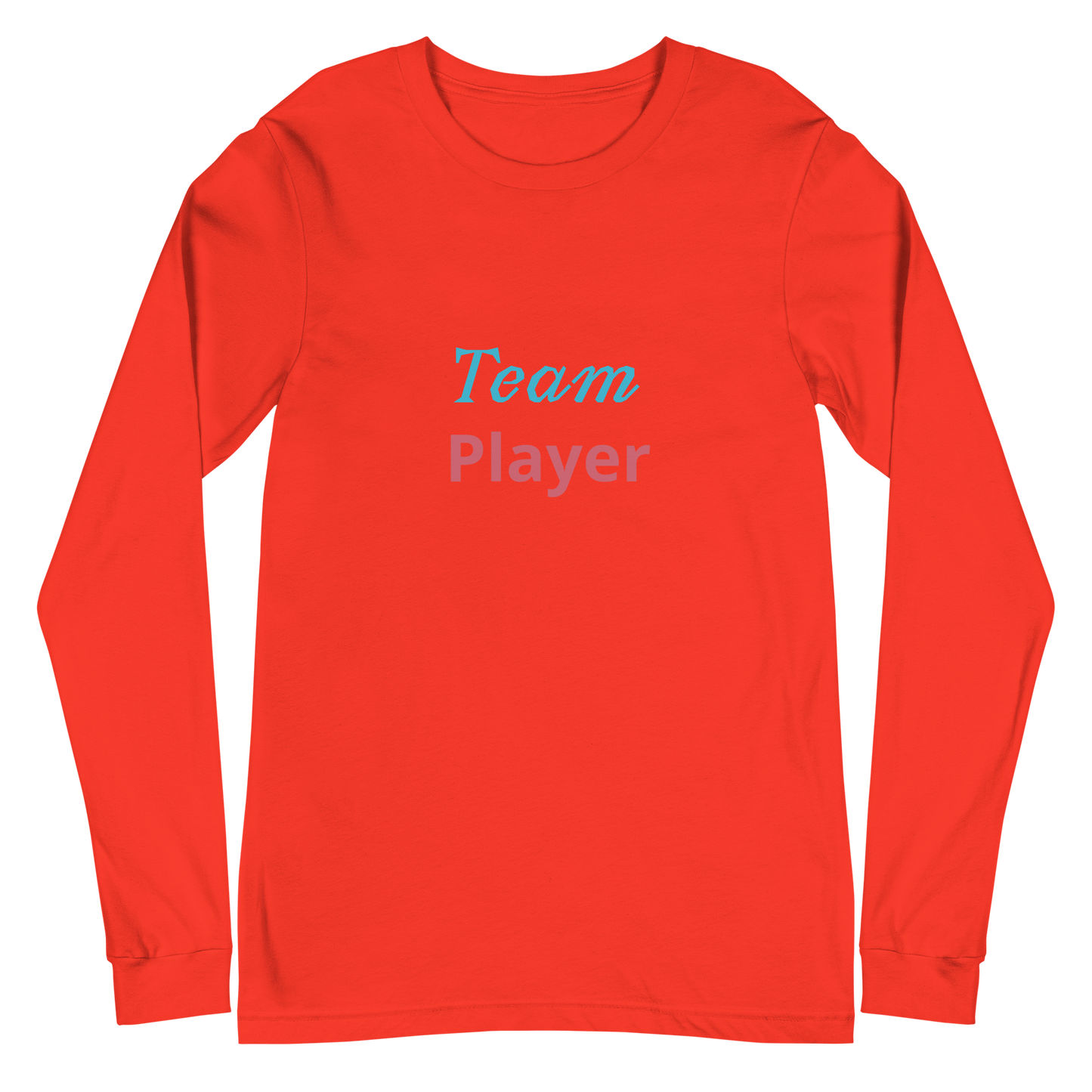 Men Long Sleeve Tee, Team Player