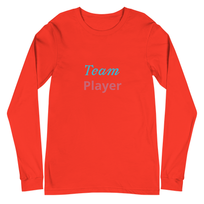 Men Long Sleeve Tee, Team Player