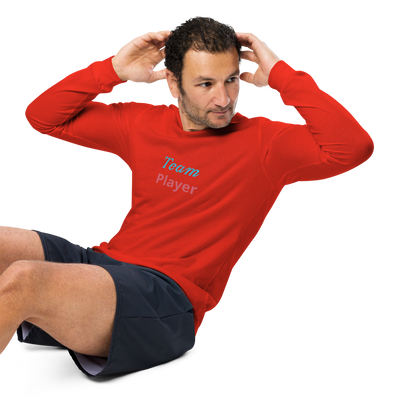Men Long Sleeve Tee, Team Player
