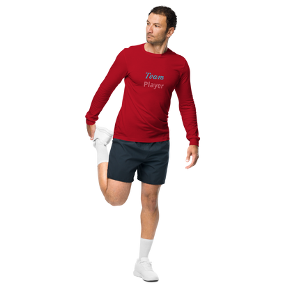 Men Long Sleeve Tee, Team Player