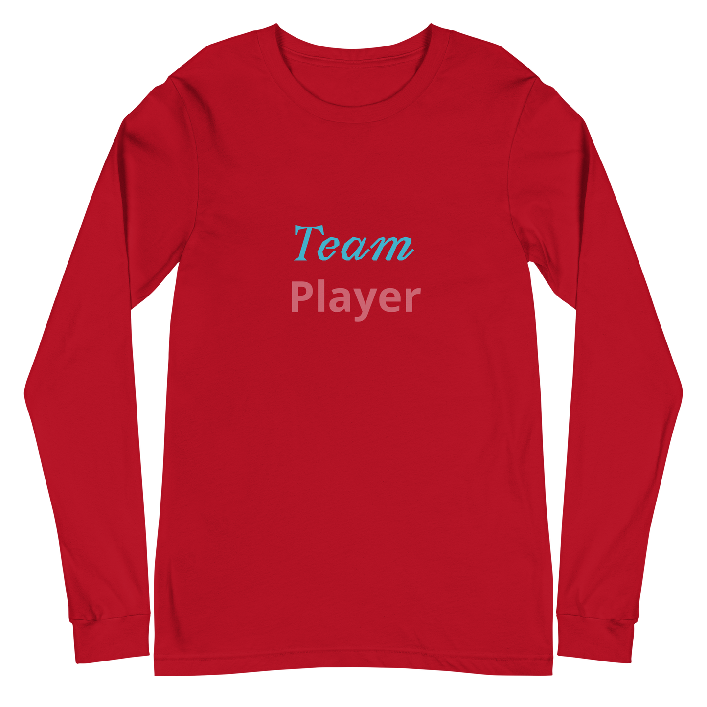 Men Long Sleeve Tee, Team Player