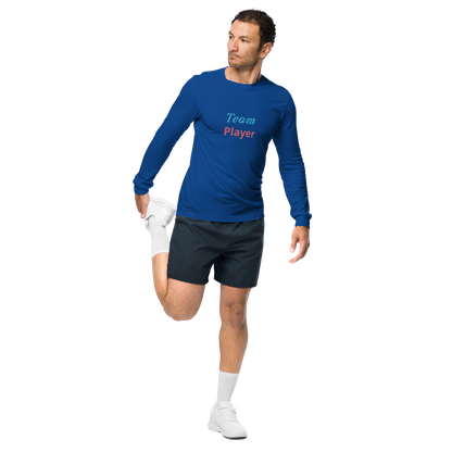 Men Long Sleeve Tee, Team Player