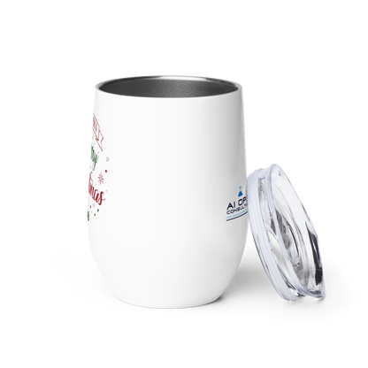 XMAS Wine tumbler