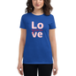 Love you, Women's short sleeve cotton t-shirt