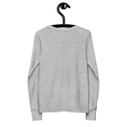 Youth long sleeve tee. We are the future!