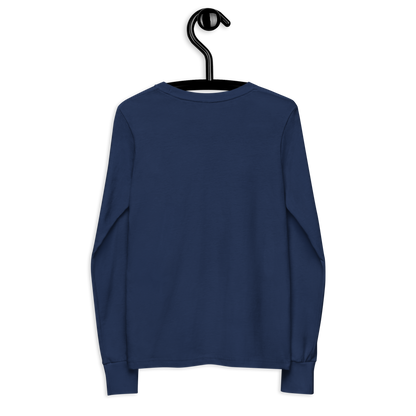 Youth long sleeve tee. We are the future!