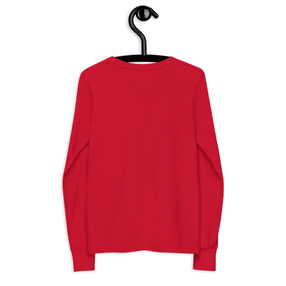 Youth long sleeve tee. We are the future!
