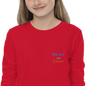 Youth long sleeve tee. We are the future!